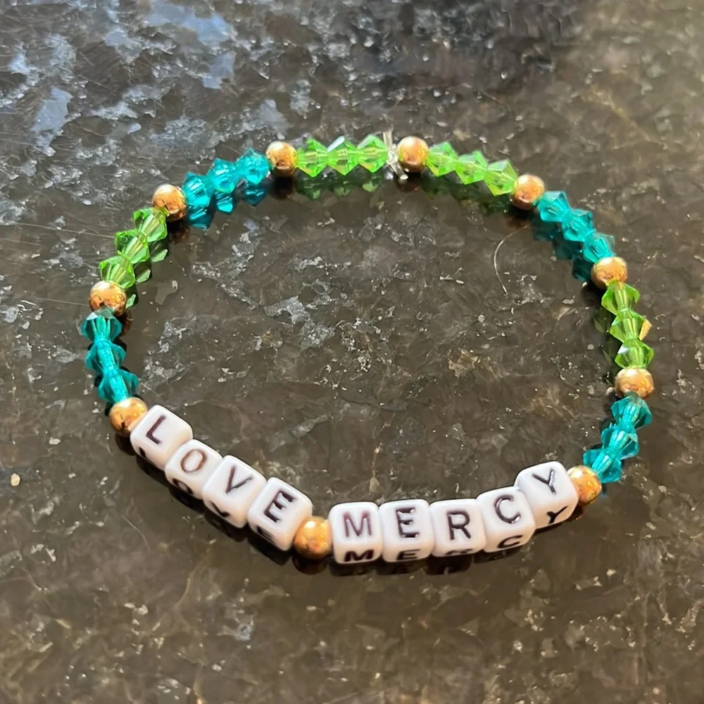 Beautiful Handmade Word Bracelets ACT‎ JUSTLY LOVE MERCY WALK HUMBLY *set of 3* - Picture 4 of 7